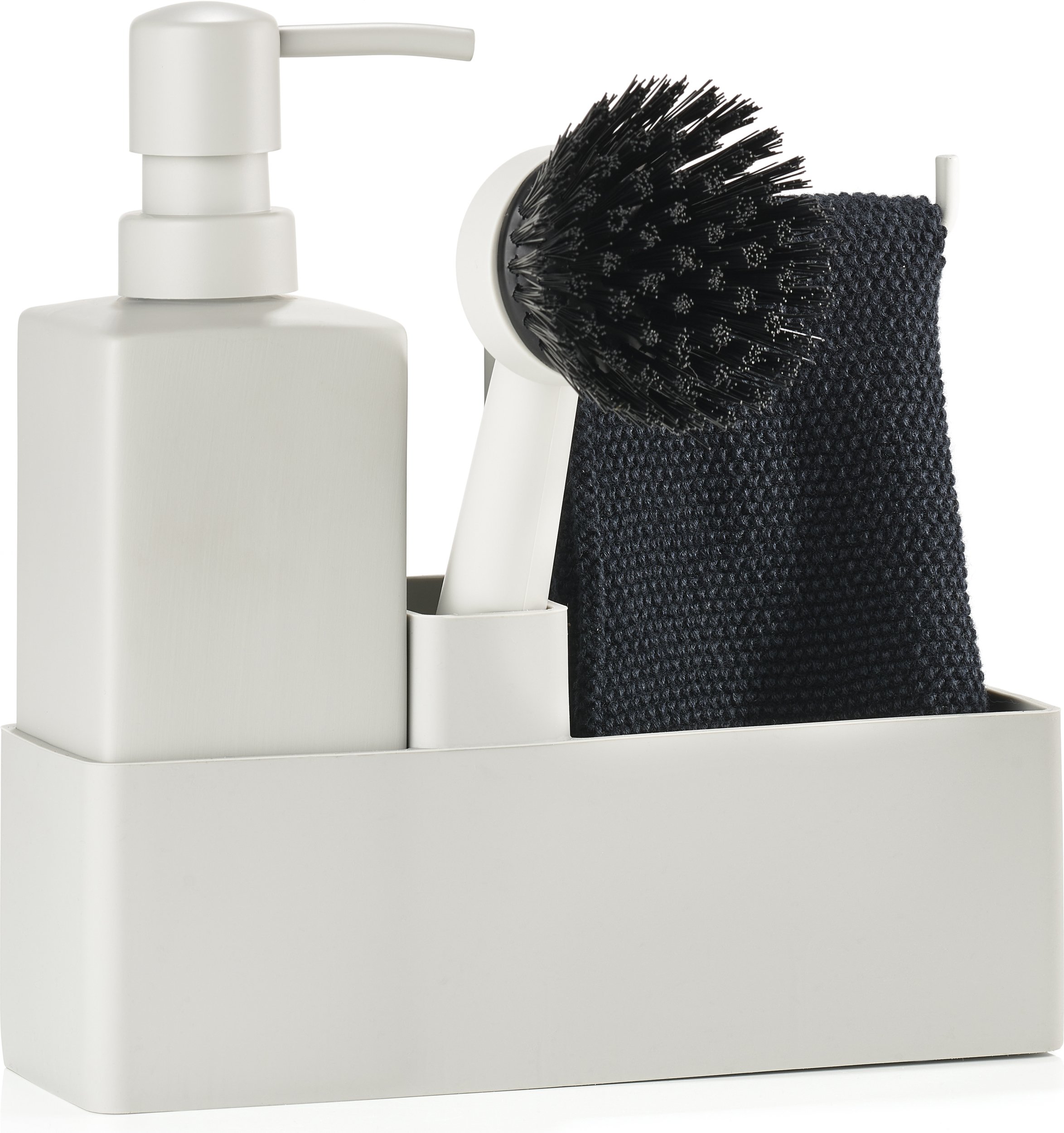 Organizer do zlewu Zone jasnoszary 4 el.