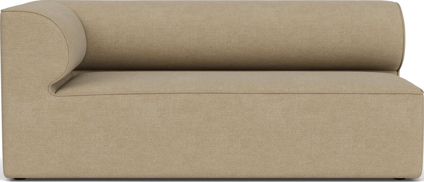 Narożnik lewostronny sofy modułowej Eave Bouclé 86 x 172 cm beżowy