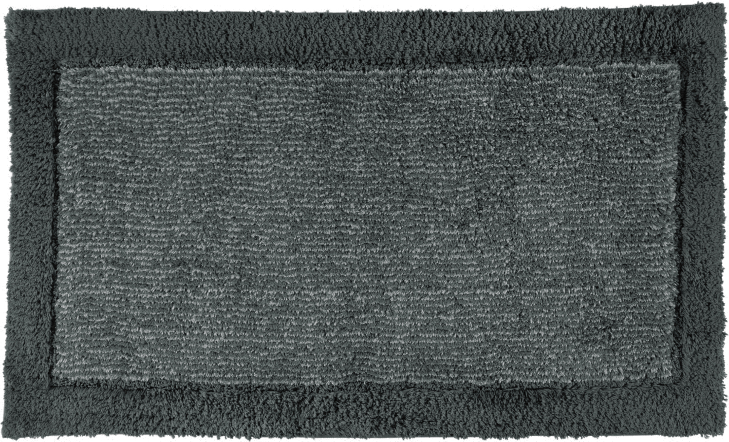 Dywanik łazienkowy Two-Tone 70 x 120 cm ciemnoszary