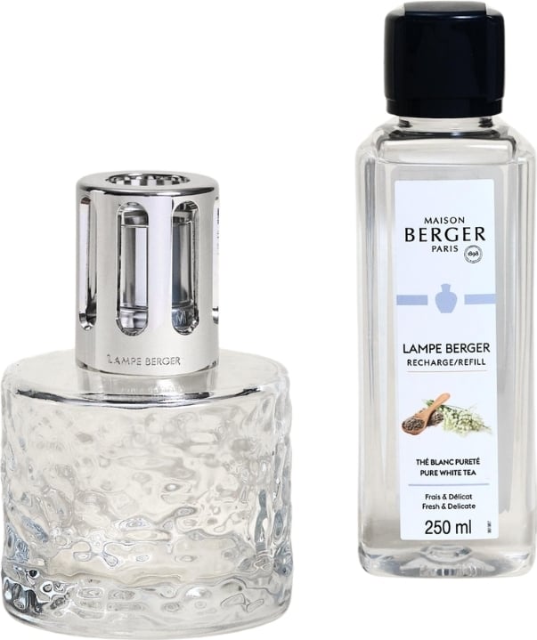 Lampa katalityczna Mirage przezroczysta z zapachem Pure White Tea