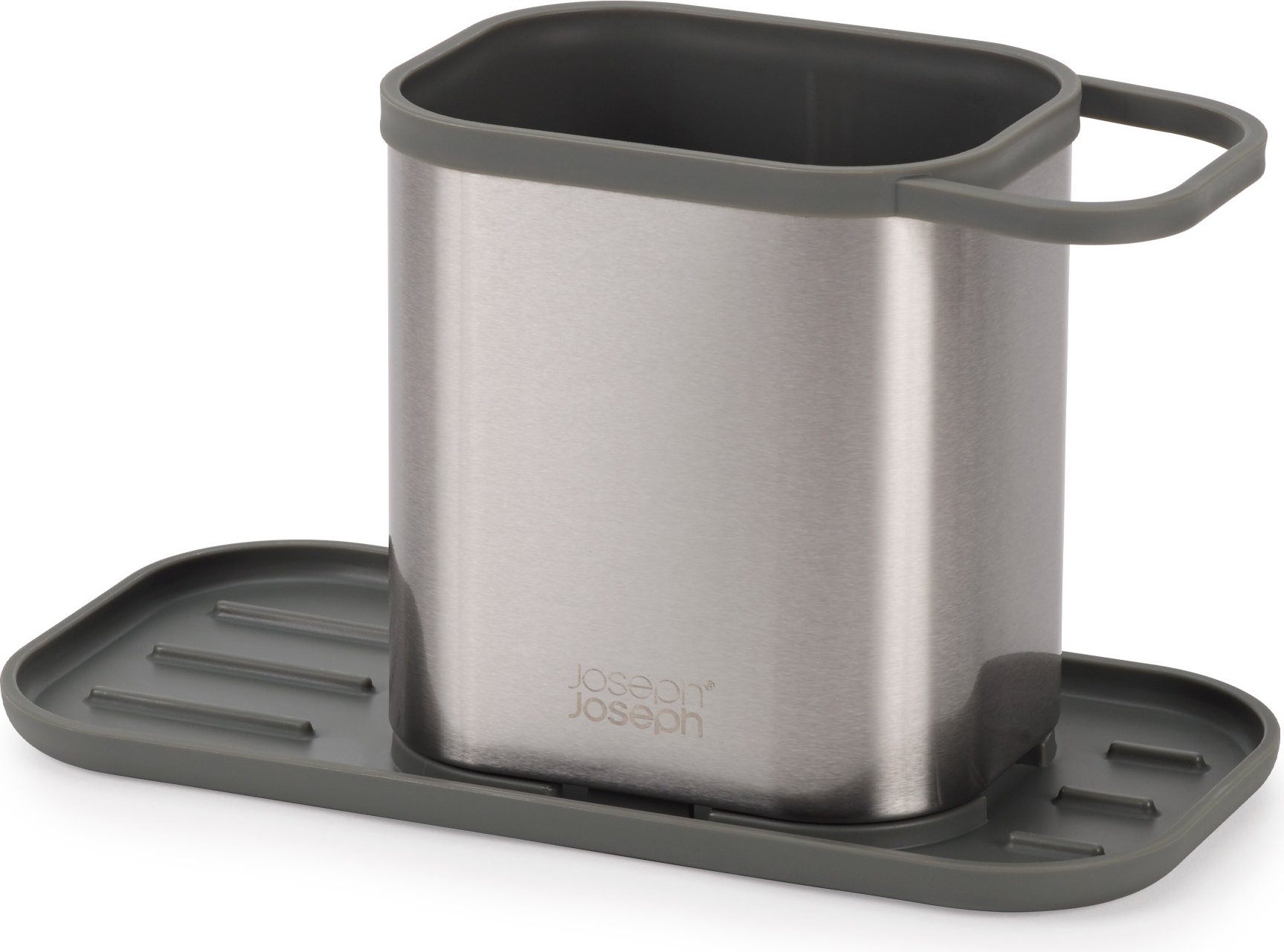 Organizer na zlew Duo czarno-srebrny