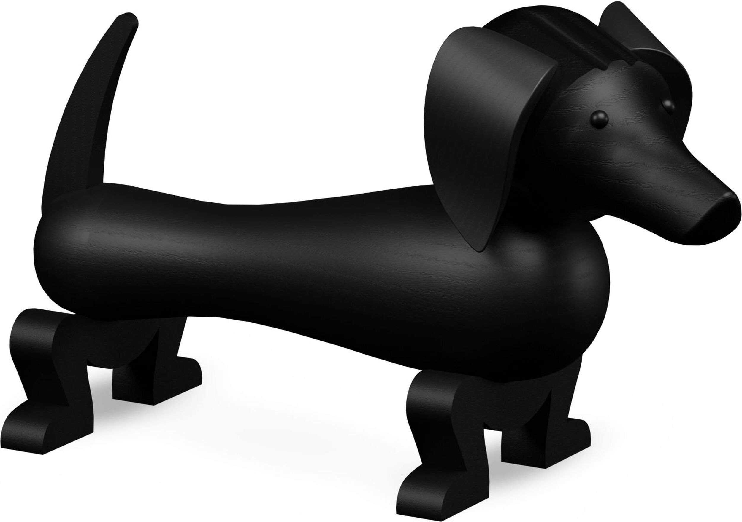 Dekoracja Kay Bojesen jamnik 18,5 cm z drewna