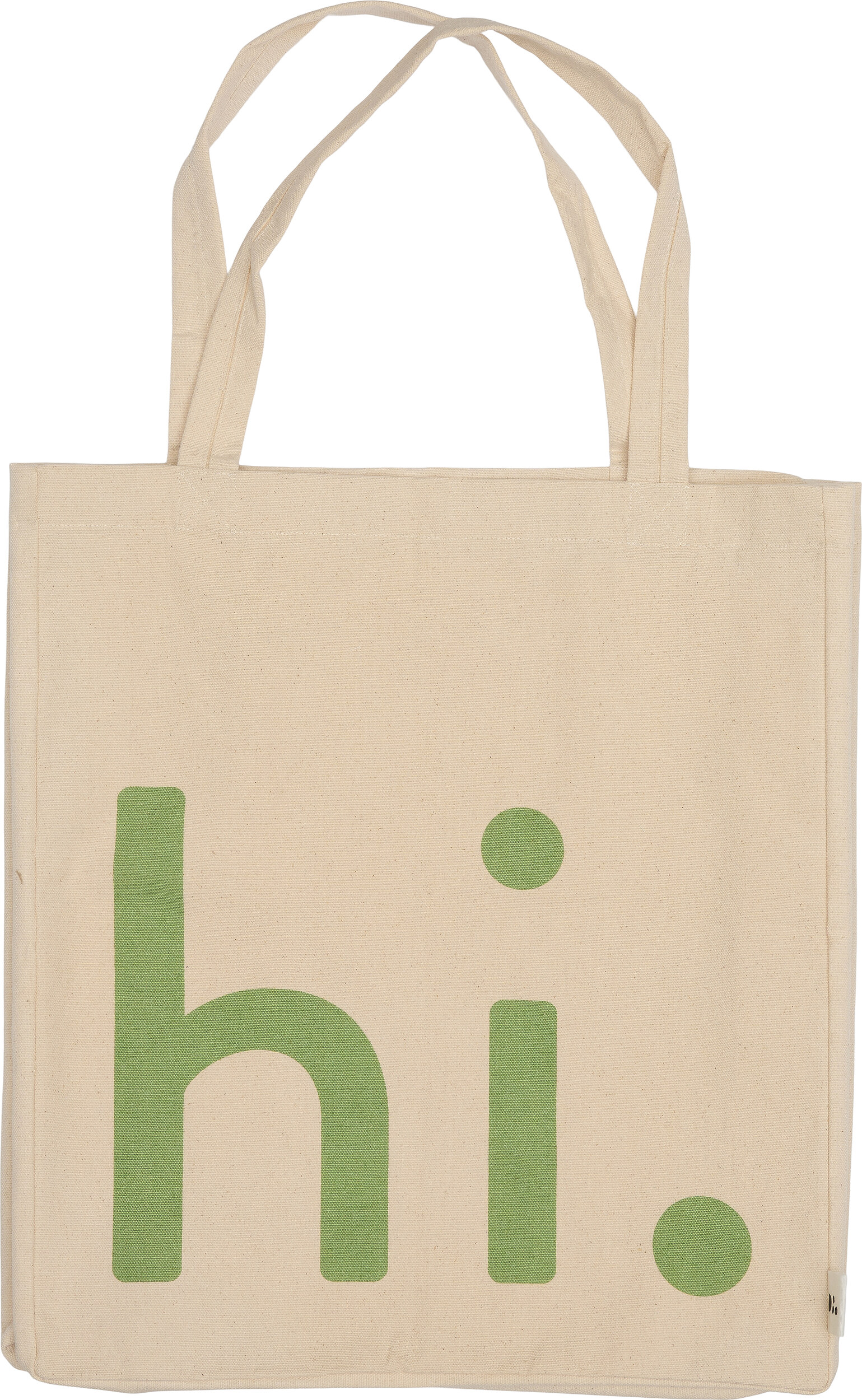 Torba uniwersalna Design Letters Hi beżowo-zielona