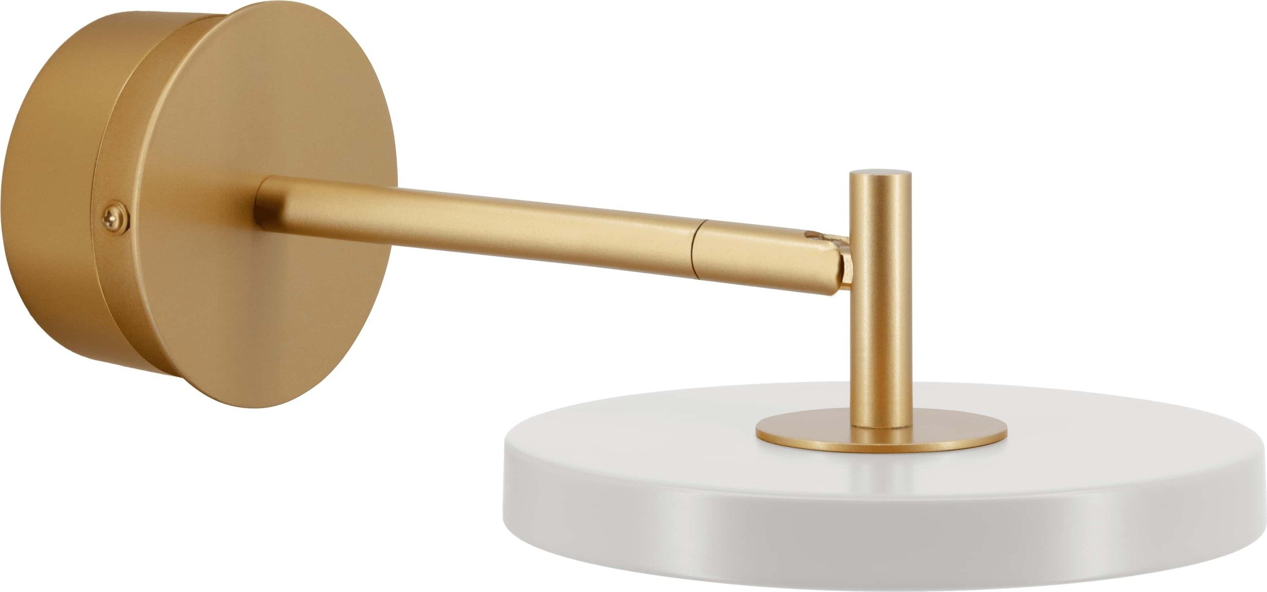 Kinkiet Asteria 25 cm szary z zawieszeniem ściennym