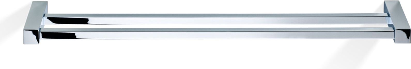 Wieszak reling na ręczniki Corner 80 cm chrom podwójny