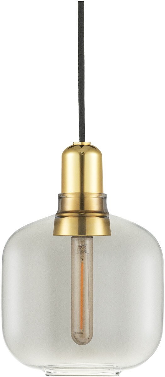 Lampa wisząca Amp okrągła złoty mosiądz