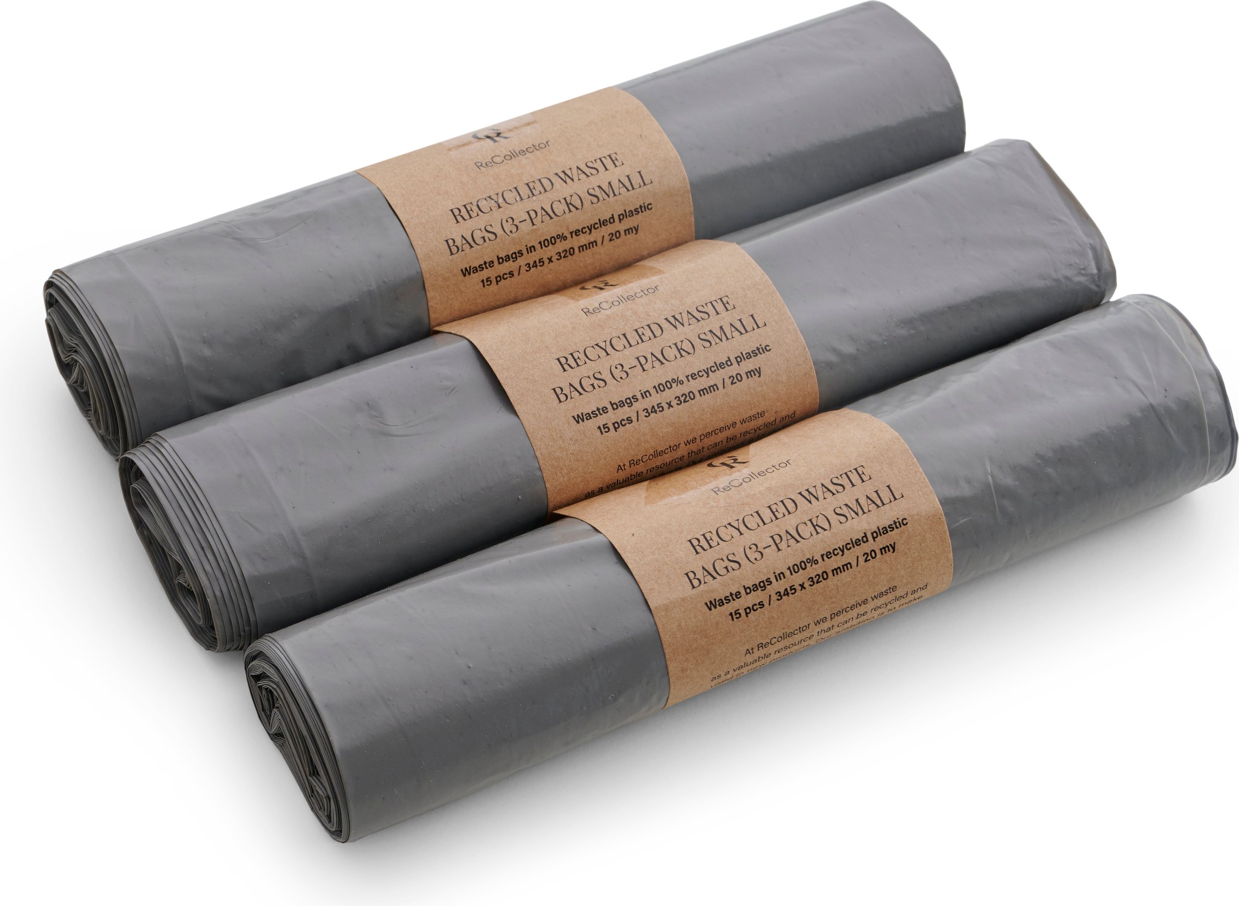 Worki na śmieci ReCollector Recycling 32 cm 3 x 15 szt.