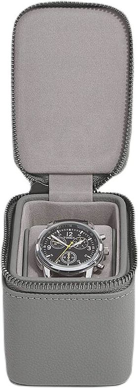 Pudełko na zegarki podróżne Stackers Pebble jednokomorowe ciemnoszare