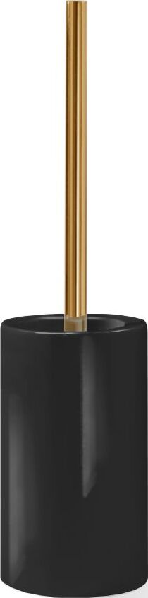 Szczotka do WC Porzellan złoto-czarna