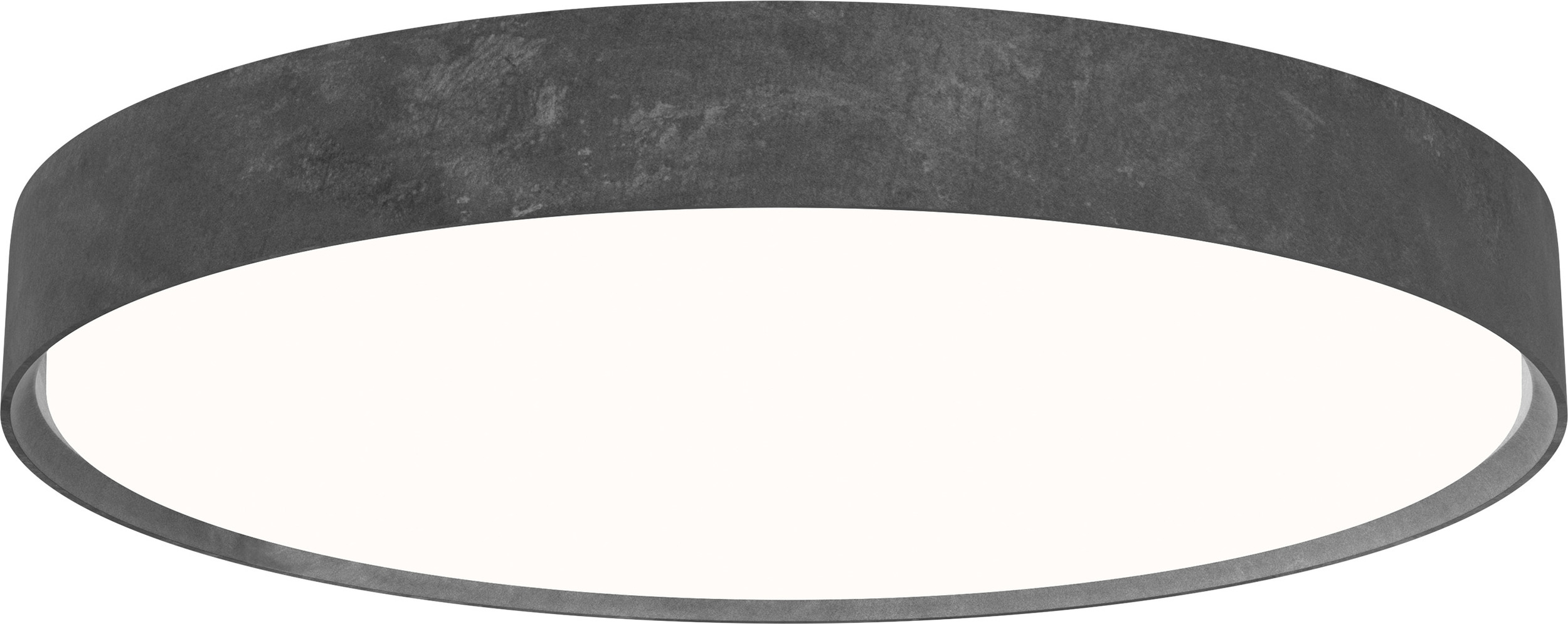 Plafon Slim Round Surface LED 3000K 44 cm aluminium z dyfuzorem opal sterowanie oświetleniem Dali