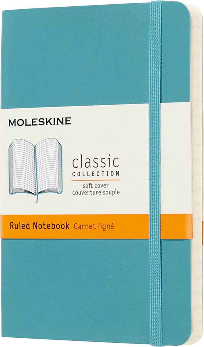Notes w linię Moleskine P niebieski miękka oprawa