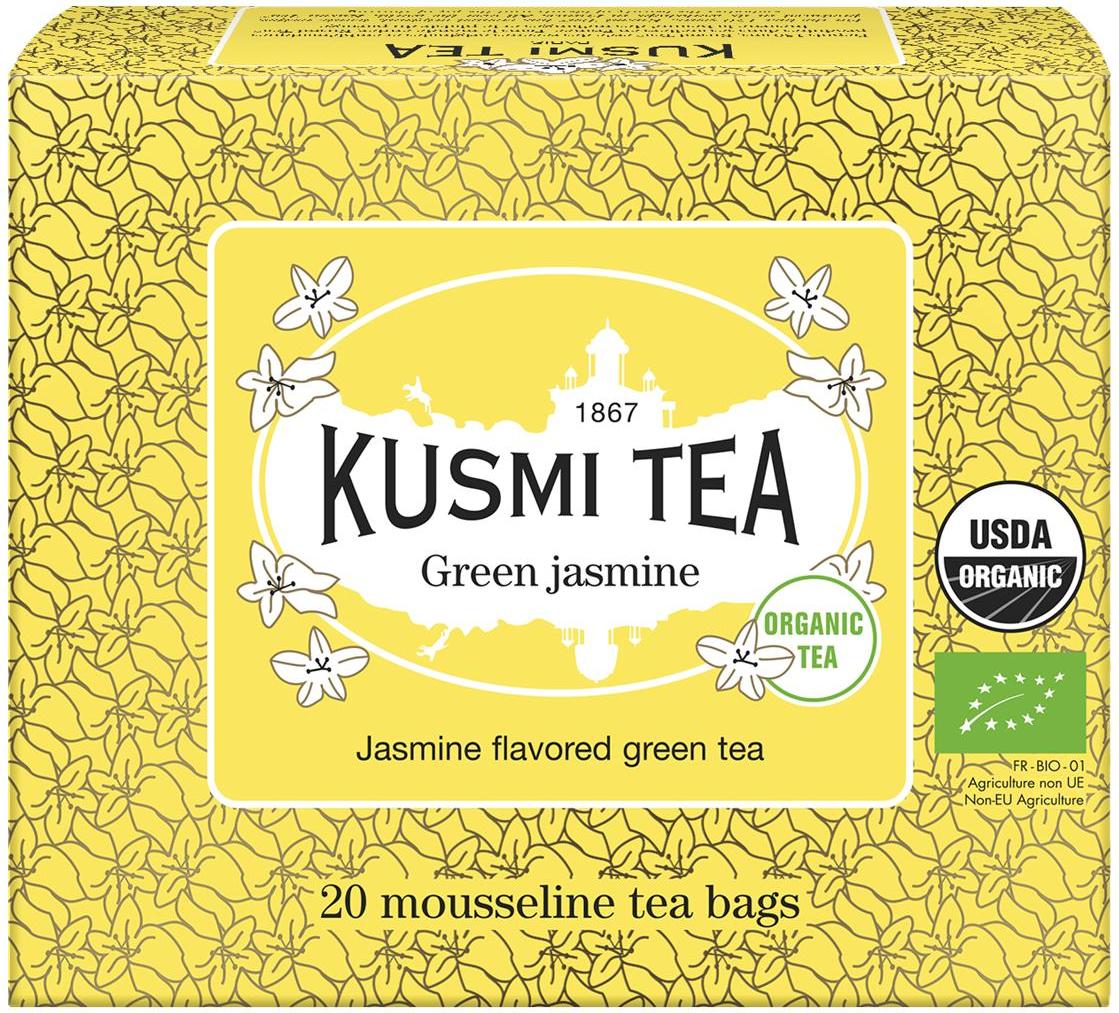 Herbata zielona jaśminowa Jasmine Green Tea w torebkach muślinowych 20 szt.