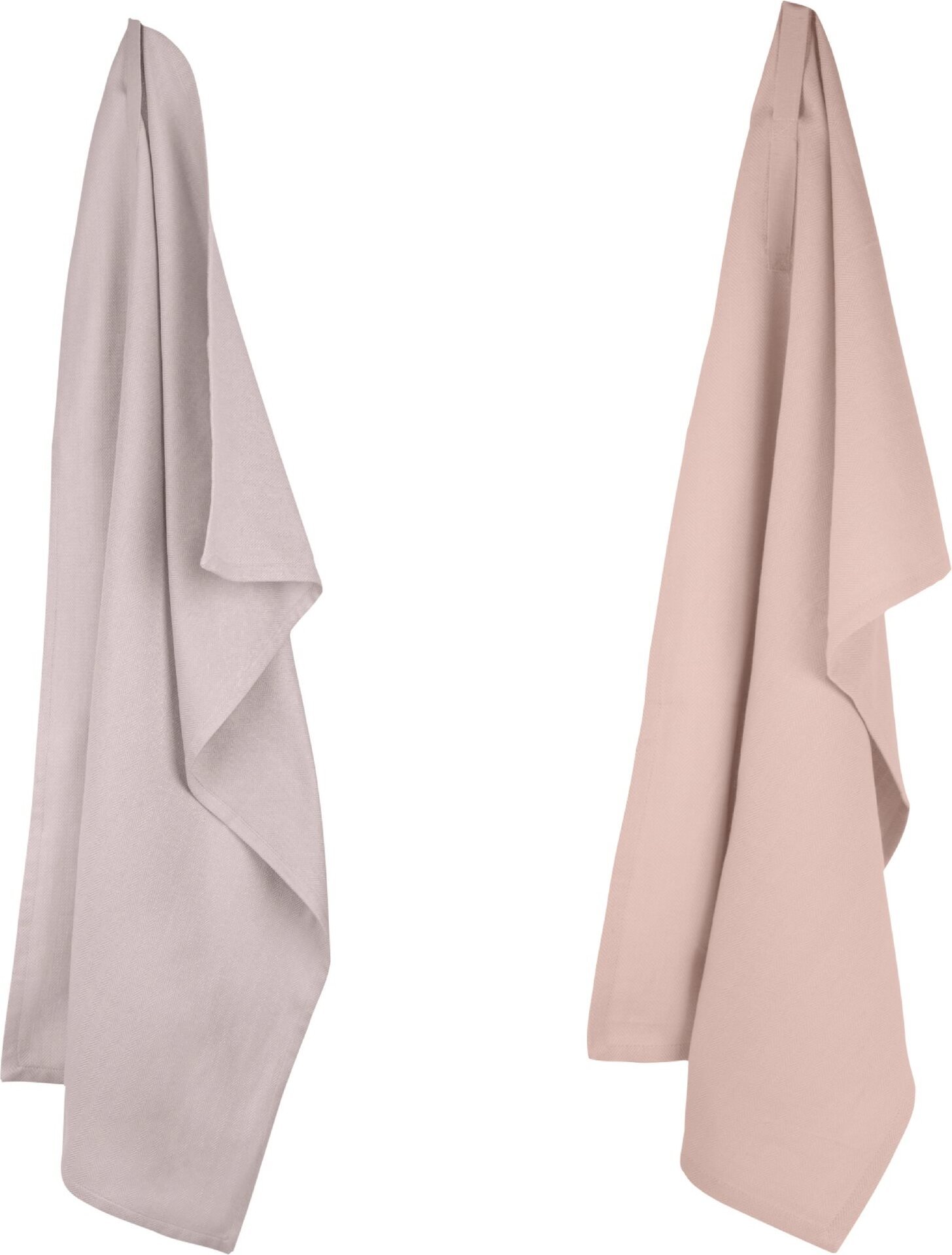 Ścierki kuchenne The Organic Company 53 x 86 cm różowe 2 szt.