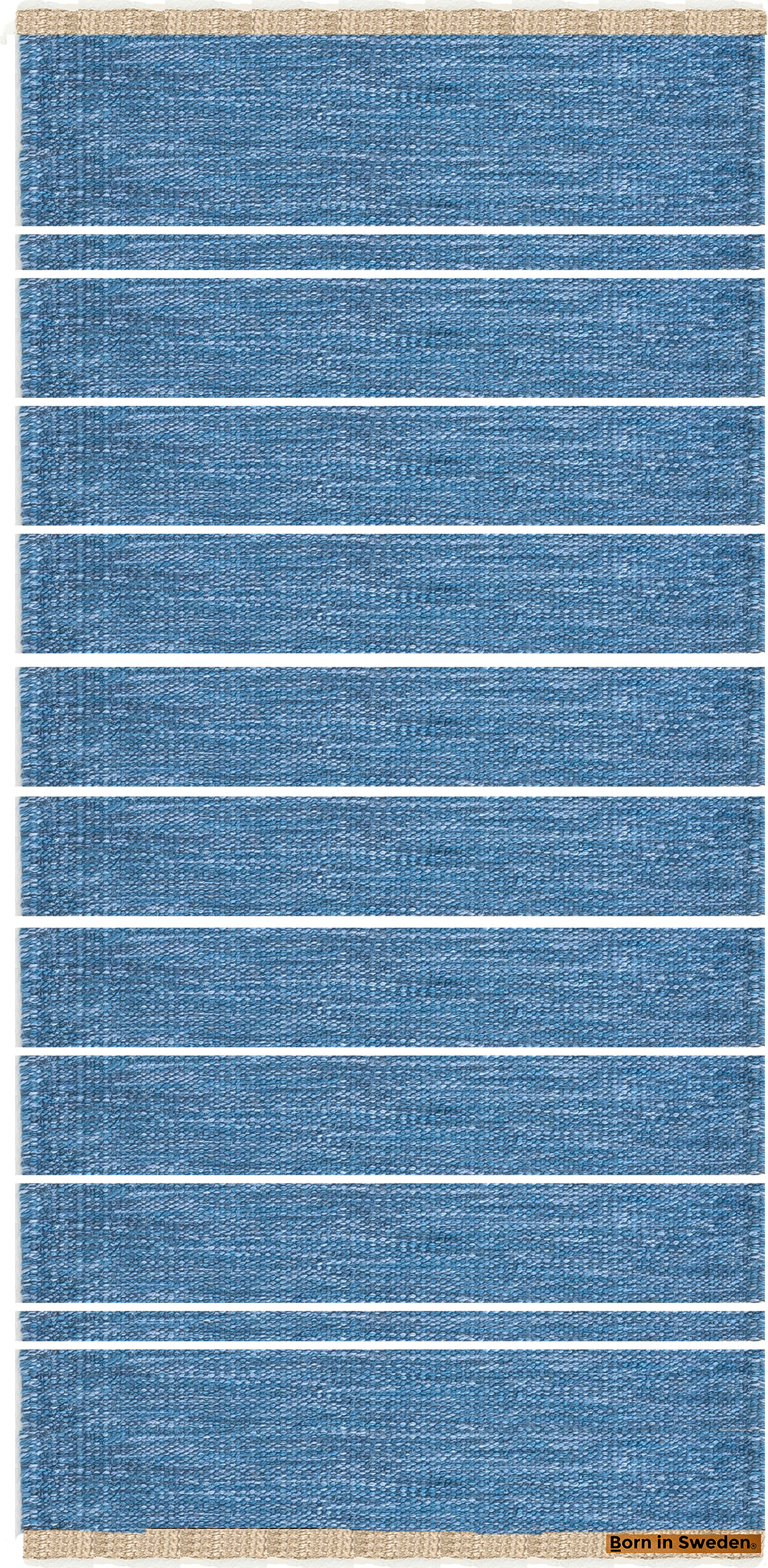 Dywan Theo 80 x 160 cm jasnoniebieski