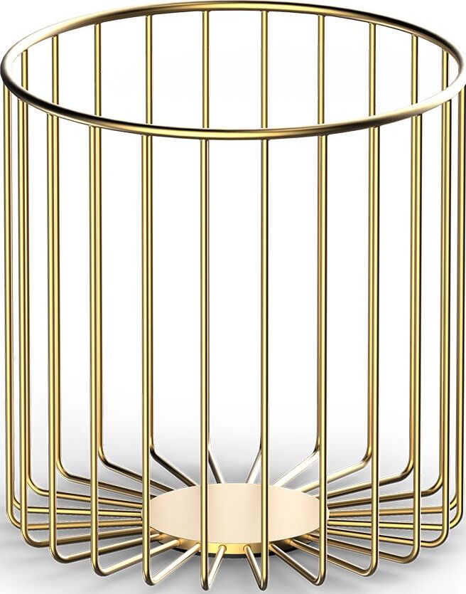 Kosz na ręczniki Decor Walther Classic 26 cm złoty mat