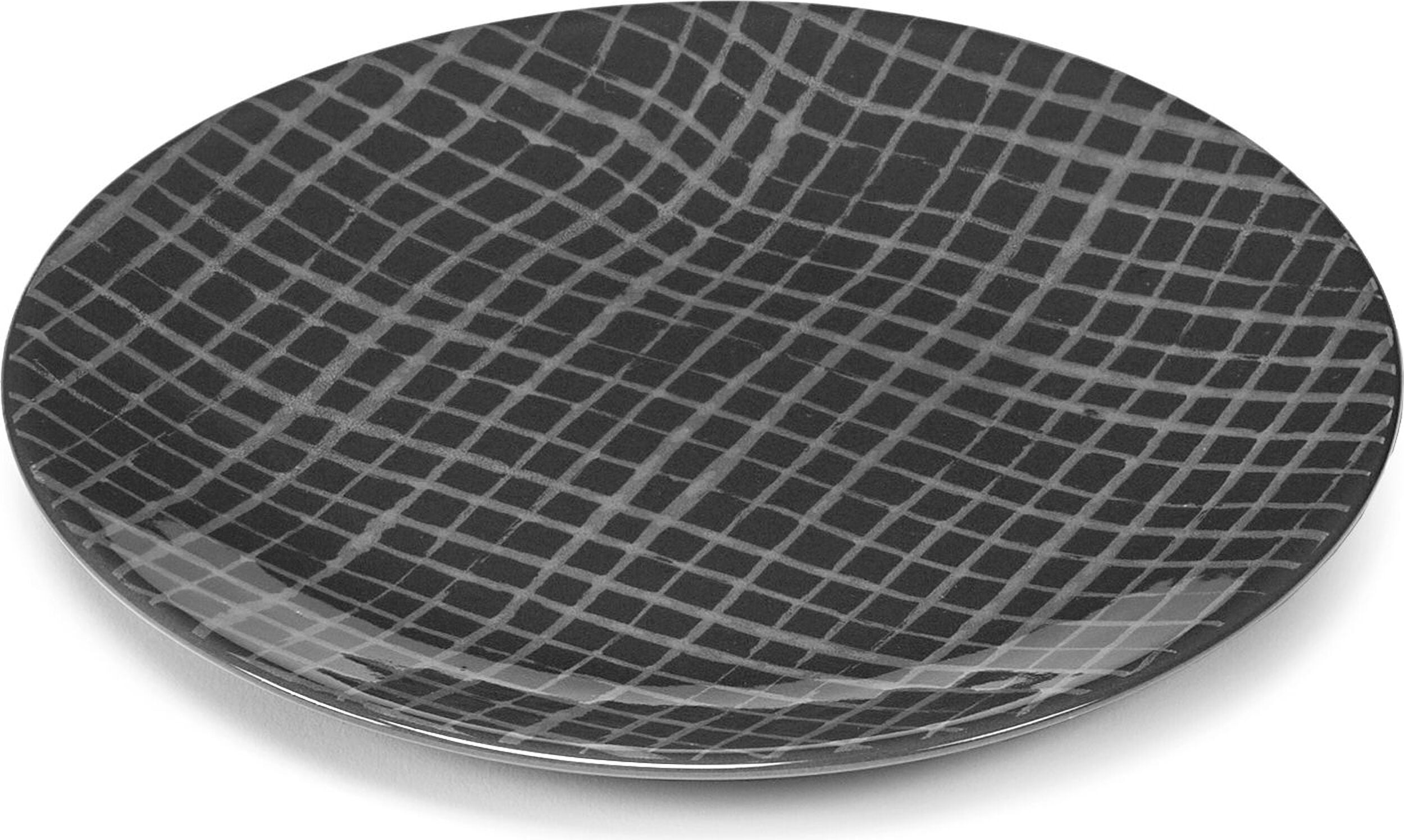 Talerze deserowe Zuma 18 cm czarne 2 szt.