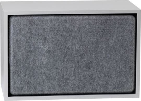 Panel akustyczny do półek modułowych Stacked L szary