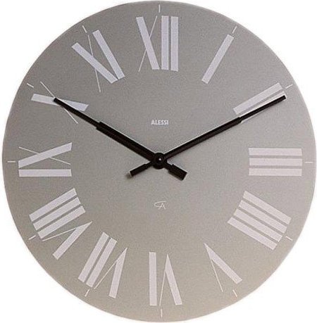 Zegar ścienny Firenze szary