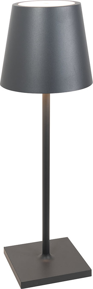 Lampa stołowa Poldina 49,7 cm ciemnoszara