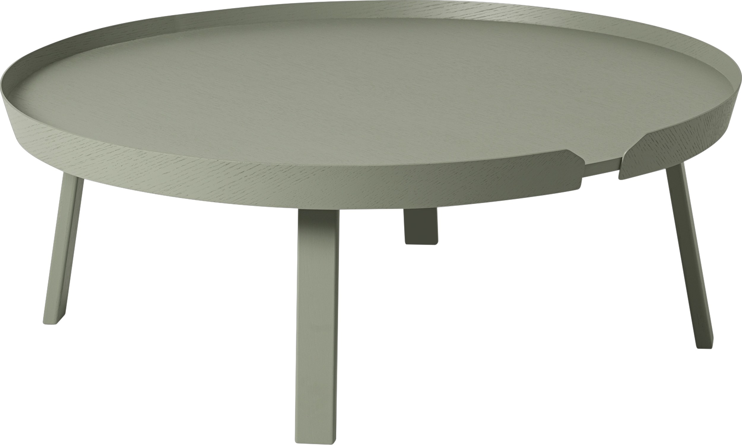 Stolik kawowy Around XL zgaszona zieleń