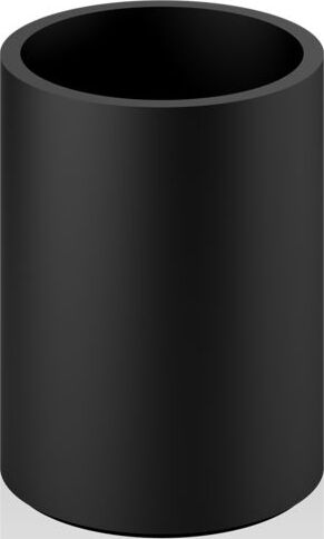 Kubek na szczoteczki do zębów Stone czarny mat