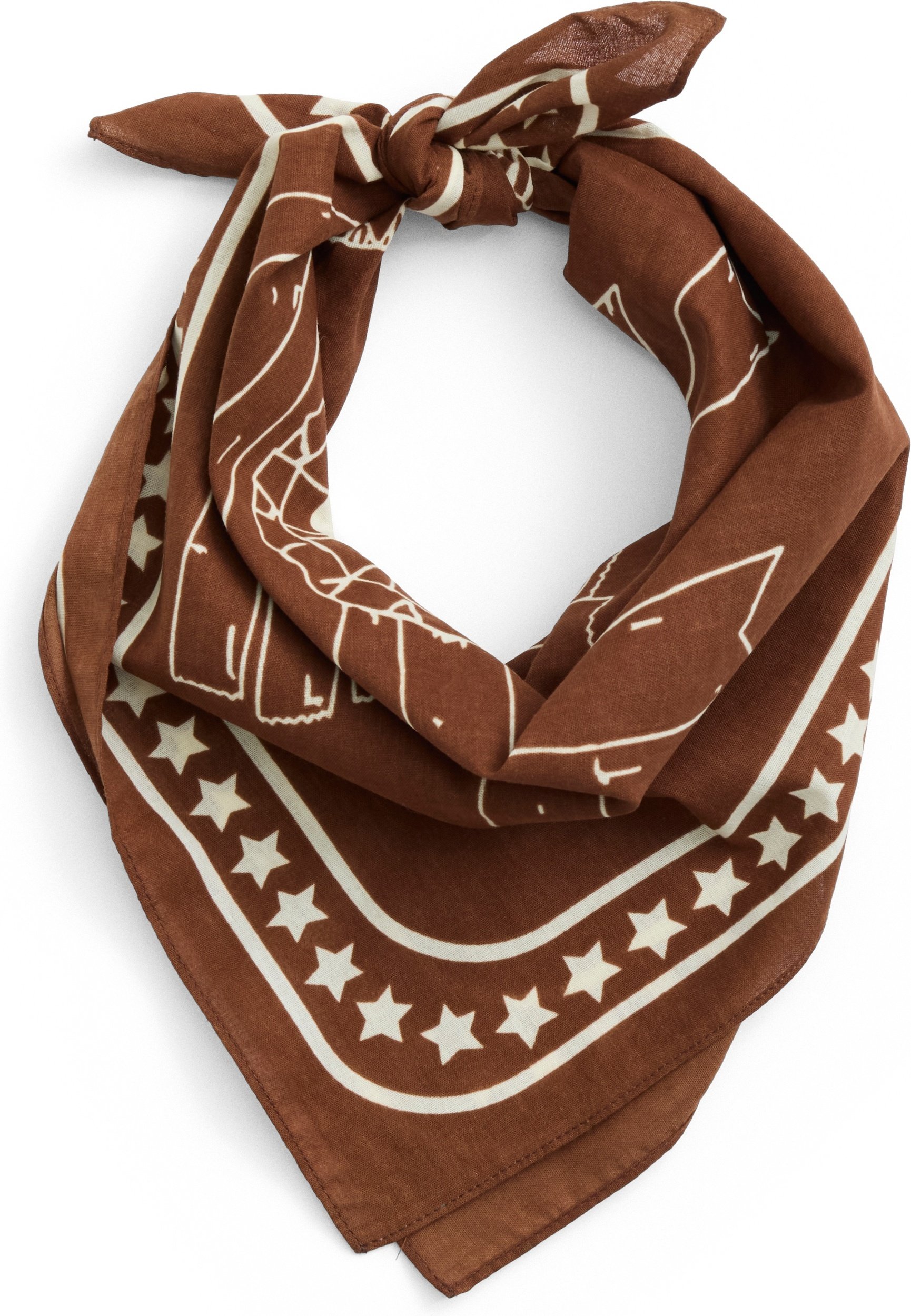 Chusta dla psa Hay 55 x 55 cm brązowa z recyklingu