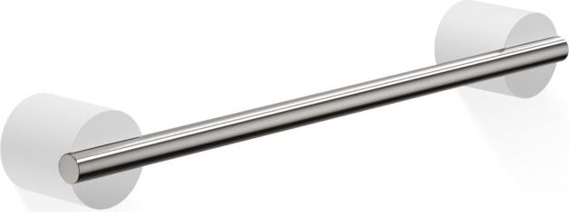 Wieszak reling na ręczniki Stone 30 cm stal matowa-biały