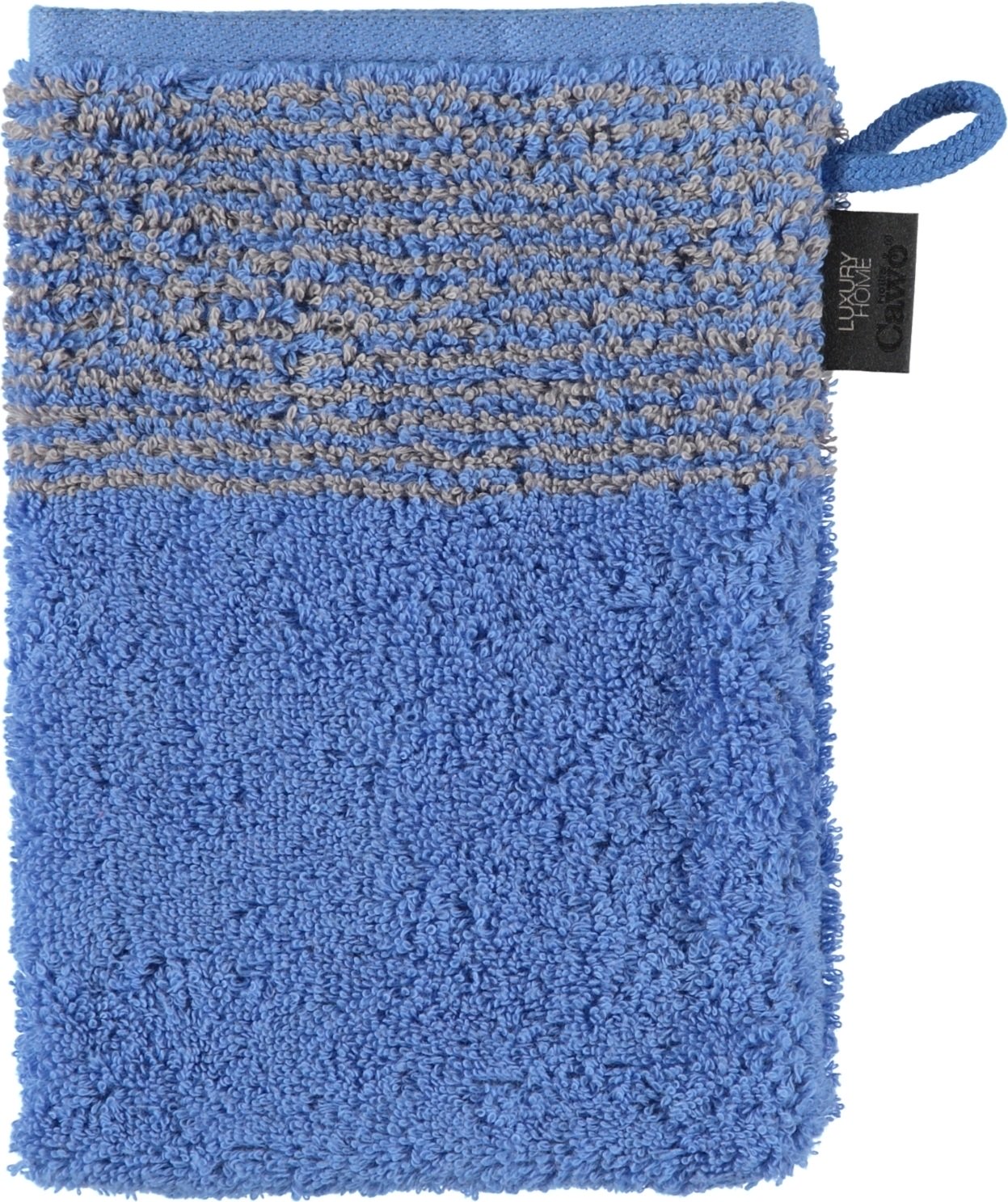 Rękawica kąpielowa Two-Tone 16 x 22 cm niebieska