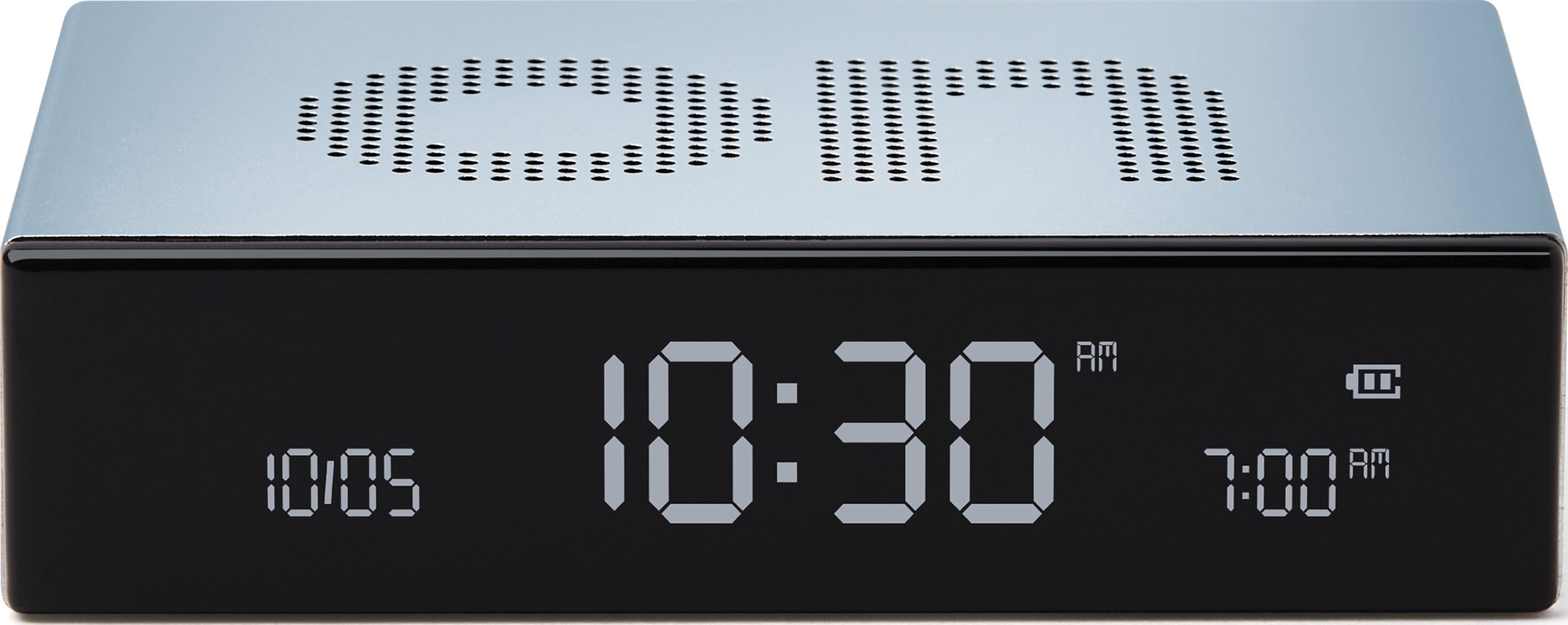 Budzik Flip Premium jasnoniebieski dwustronny