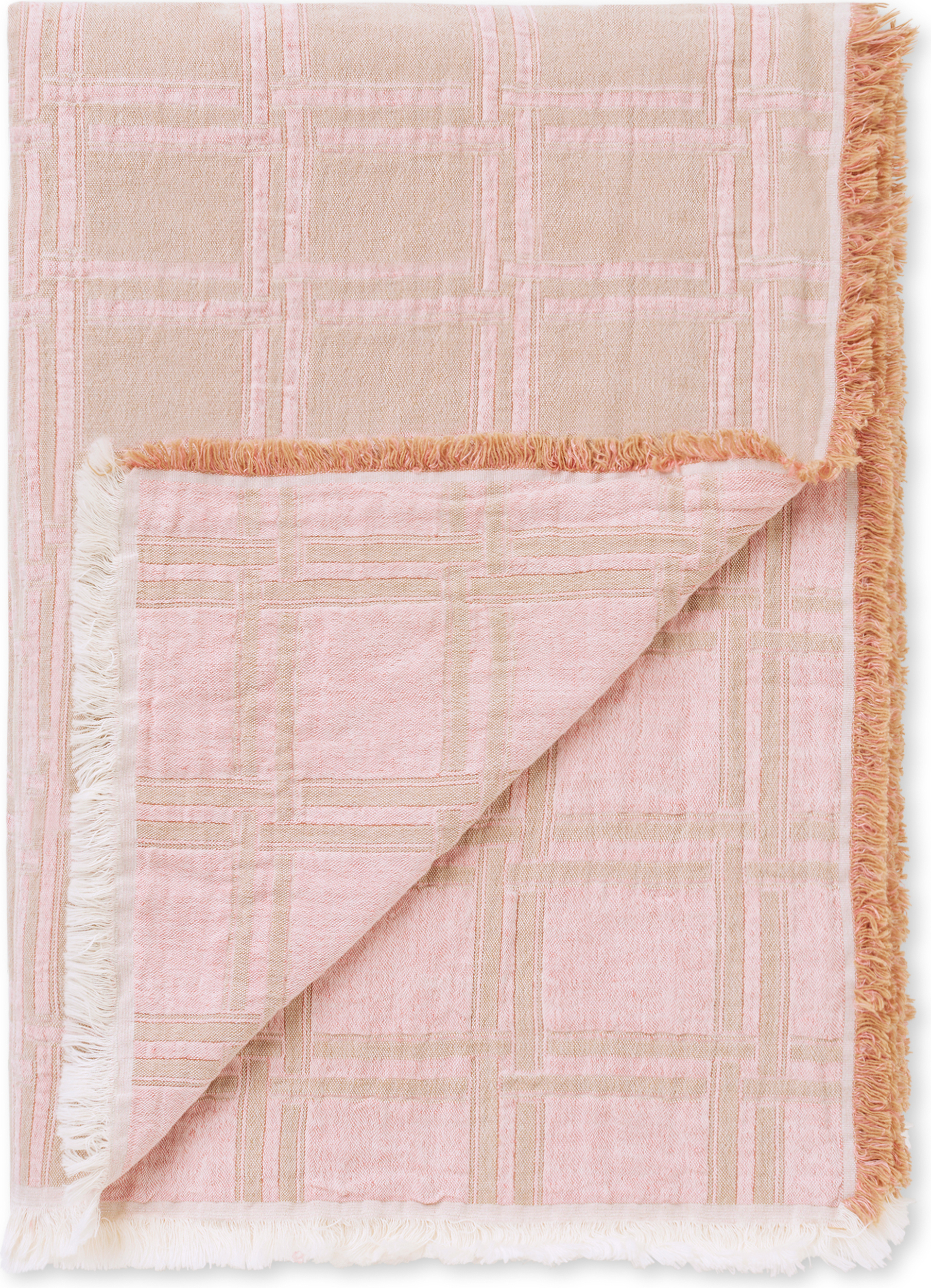 Koc Dahlia 130 x 180 cm różowy