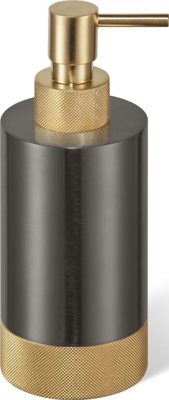 Dozownik do mydła Club ciemny metal mat-złoty