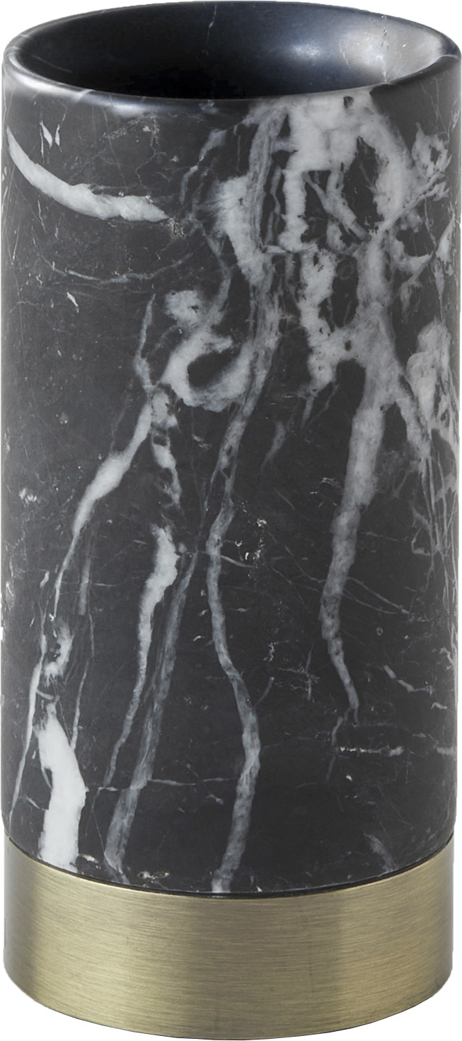 Kubek na szczoteczki do zębów Nero czarny