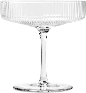 Kieliszki do szampana Ripple przezroczyste 2 szt.