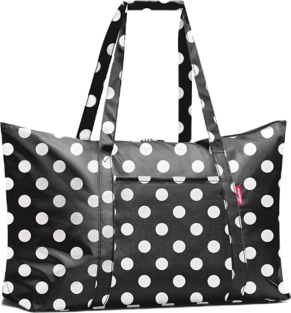 Torba Mini Maxi Travelbag w białe grochy