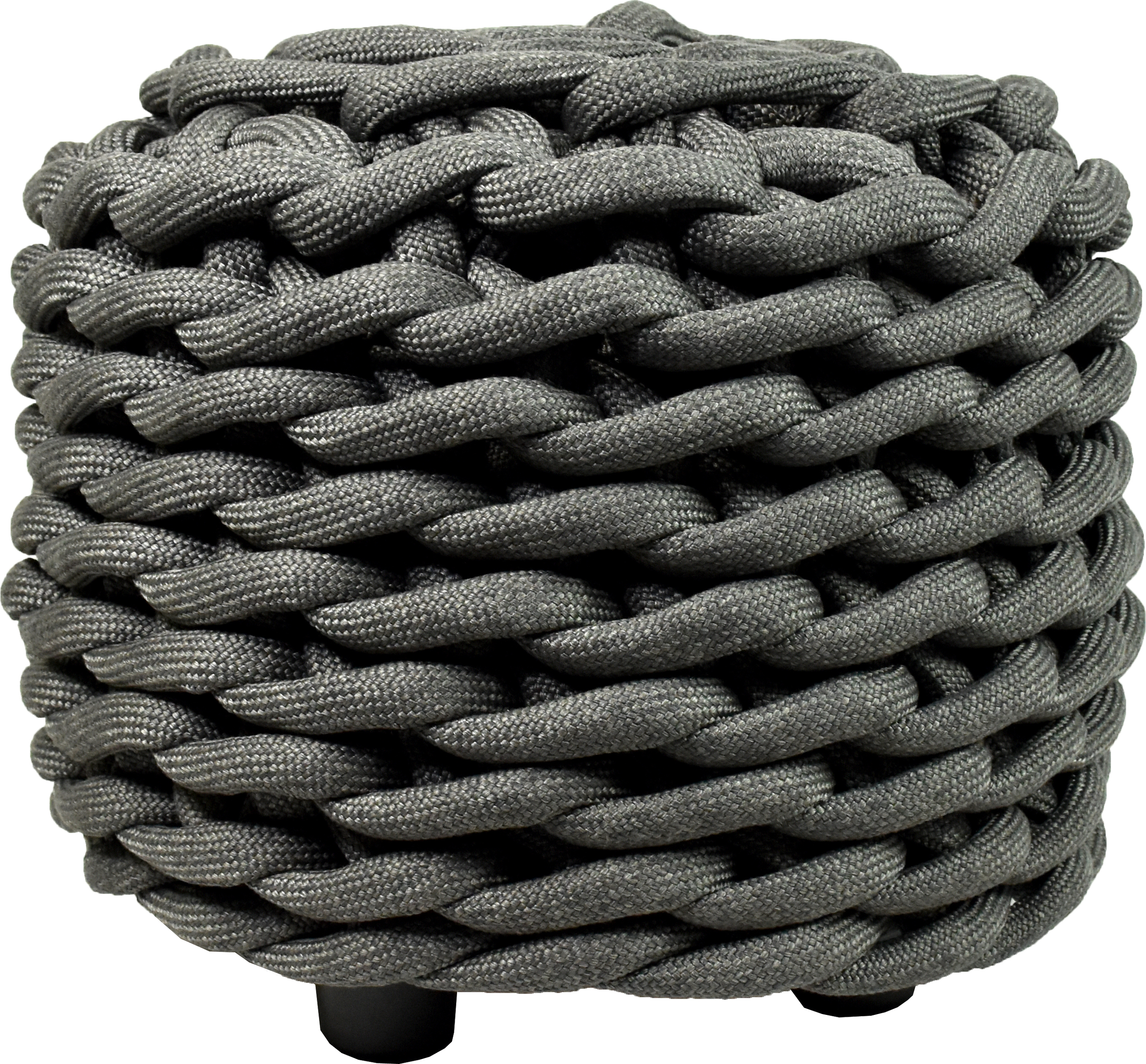 Puf ogrodowy Rebels 50 cm ciemnoszary