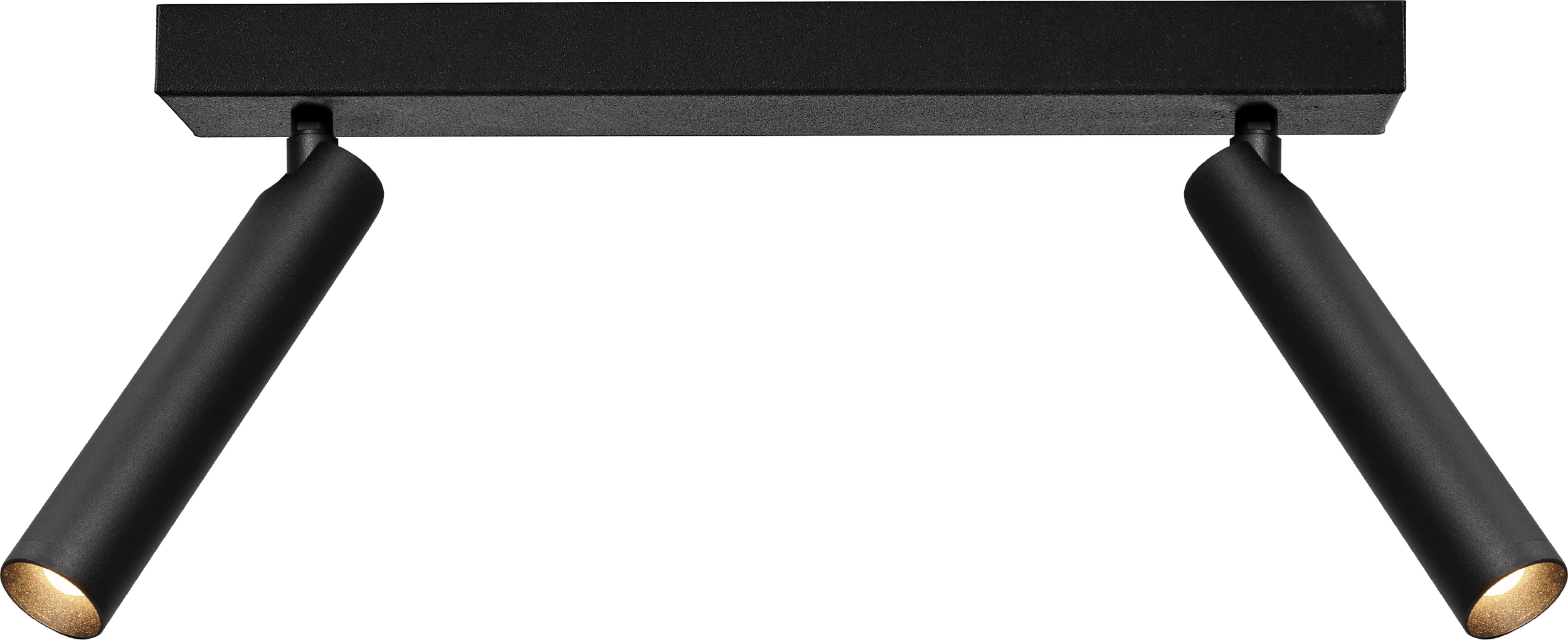 Listwa Roll czarna podwójna z łączeniem czarnym