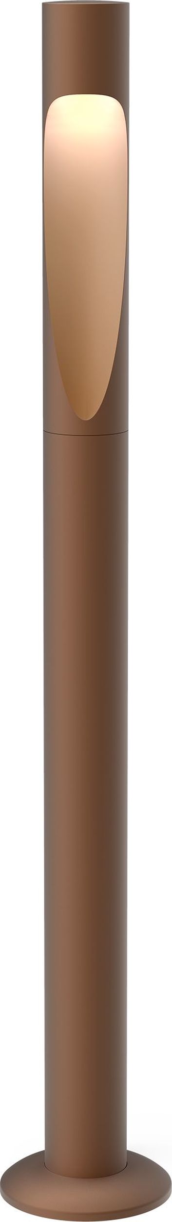 Lampa ogrodowa Flindt LED 3000K 69,5 cm brązowa z mocowaniem kotwicą bez adaptera