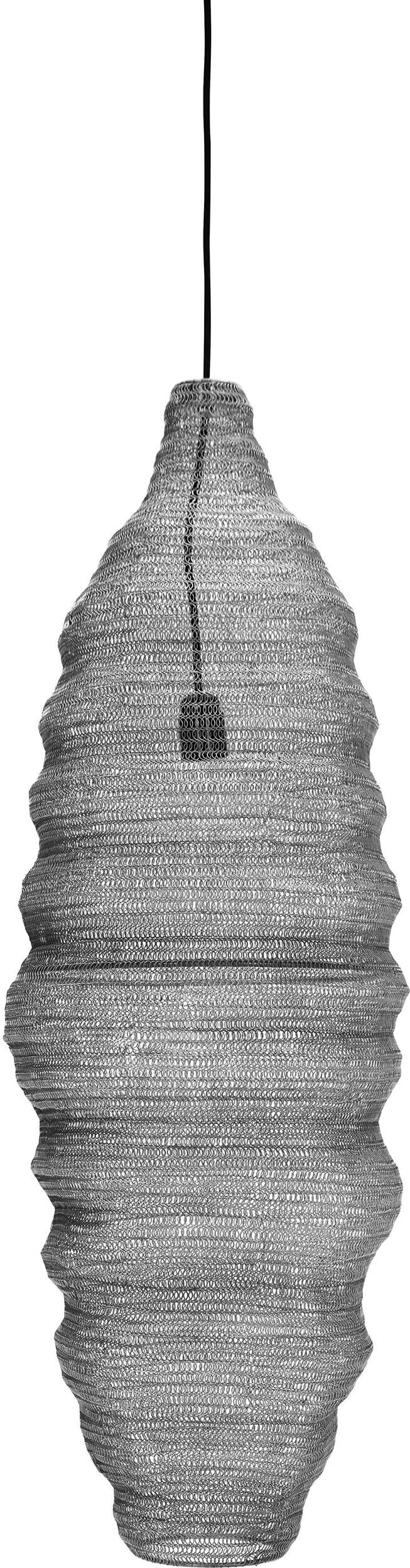 Lampa wisząca Mesh srebro szczotkowane