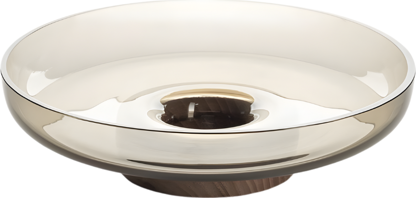 Misa dekoracyjna Bontà 26 cm szara