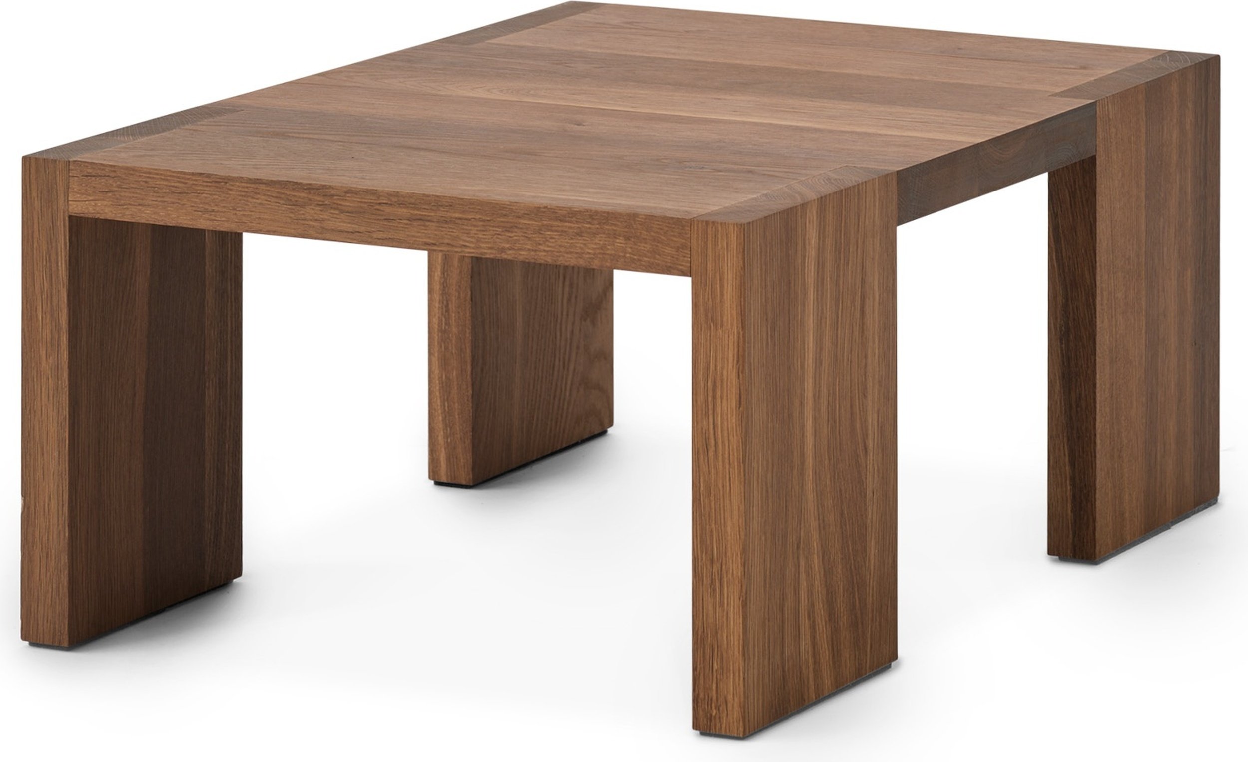 Stolik boczny Tenon 61 x 43 cm wędzony dąb