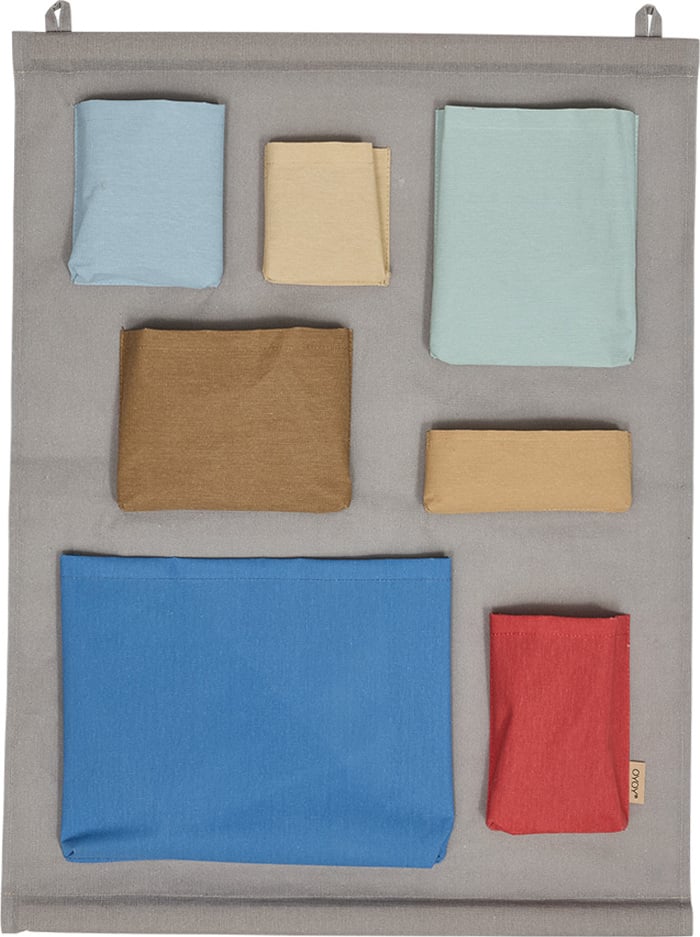 Organizer ścienny Saga szary