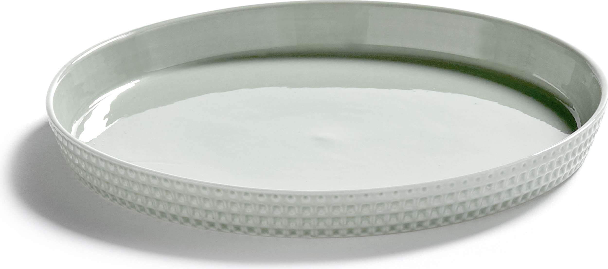 Talerz deserowy Nido 16 cm zielony