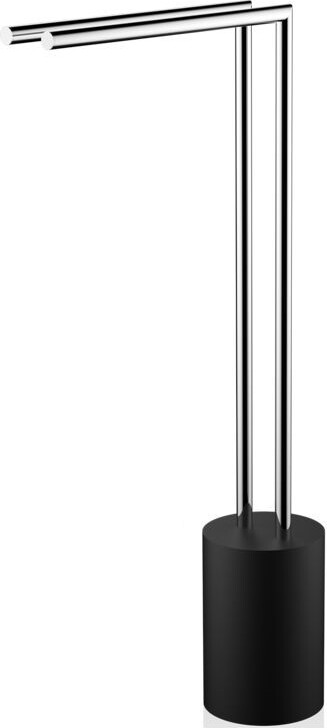 Wieszak na ręczniki Stone chrom-czarny