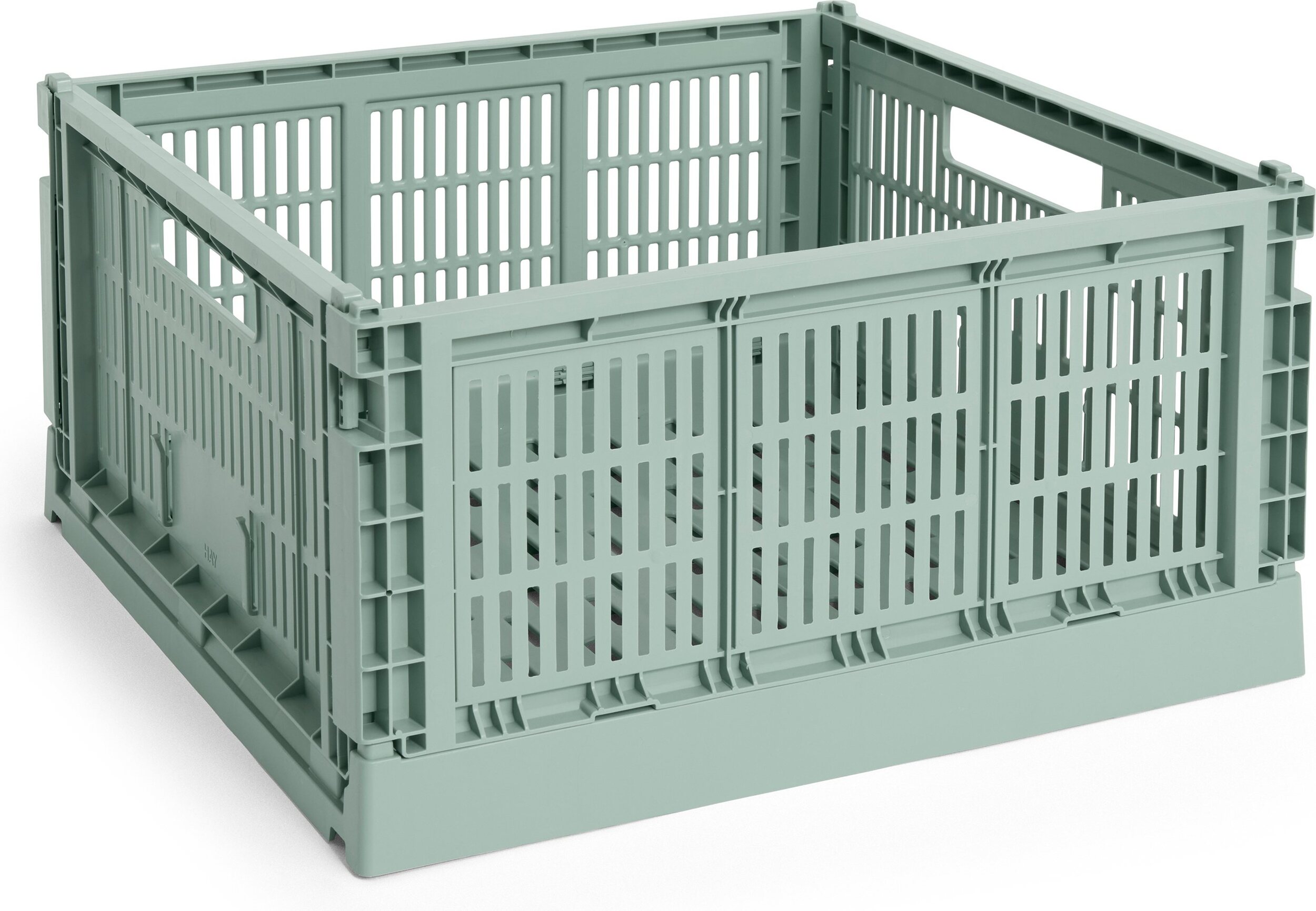 Kosz do przechowywania Hay Colour Crate Square L szałwiowy