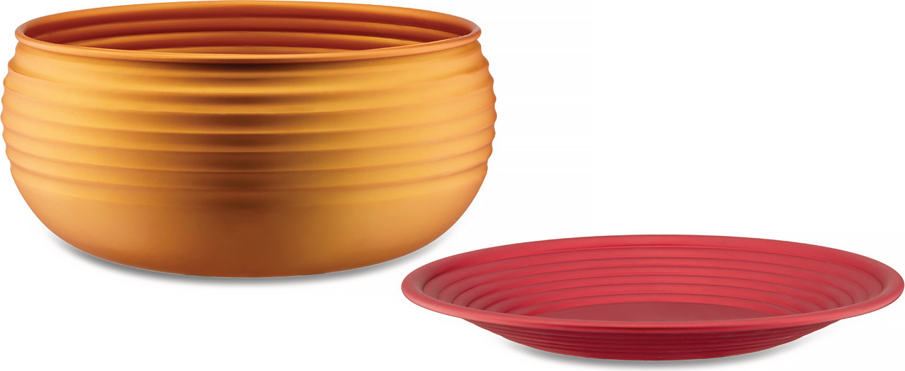 Pojemnik Il Tornitore Matto Ondine z pokrywką