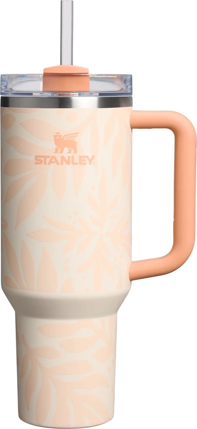 Kubek termiczny ze słomką Quencher H2.0 Flowstate Apricot Palms 1,18 l