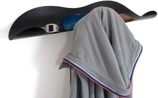 Wieszak na ubrania Peaks czarny