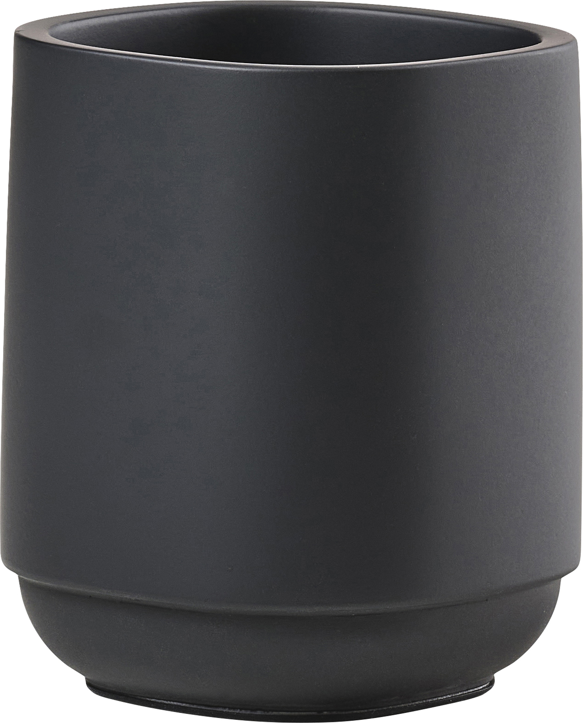 Kubek na szczoteczki do zębów Time czarny