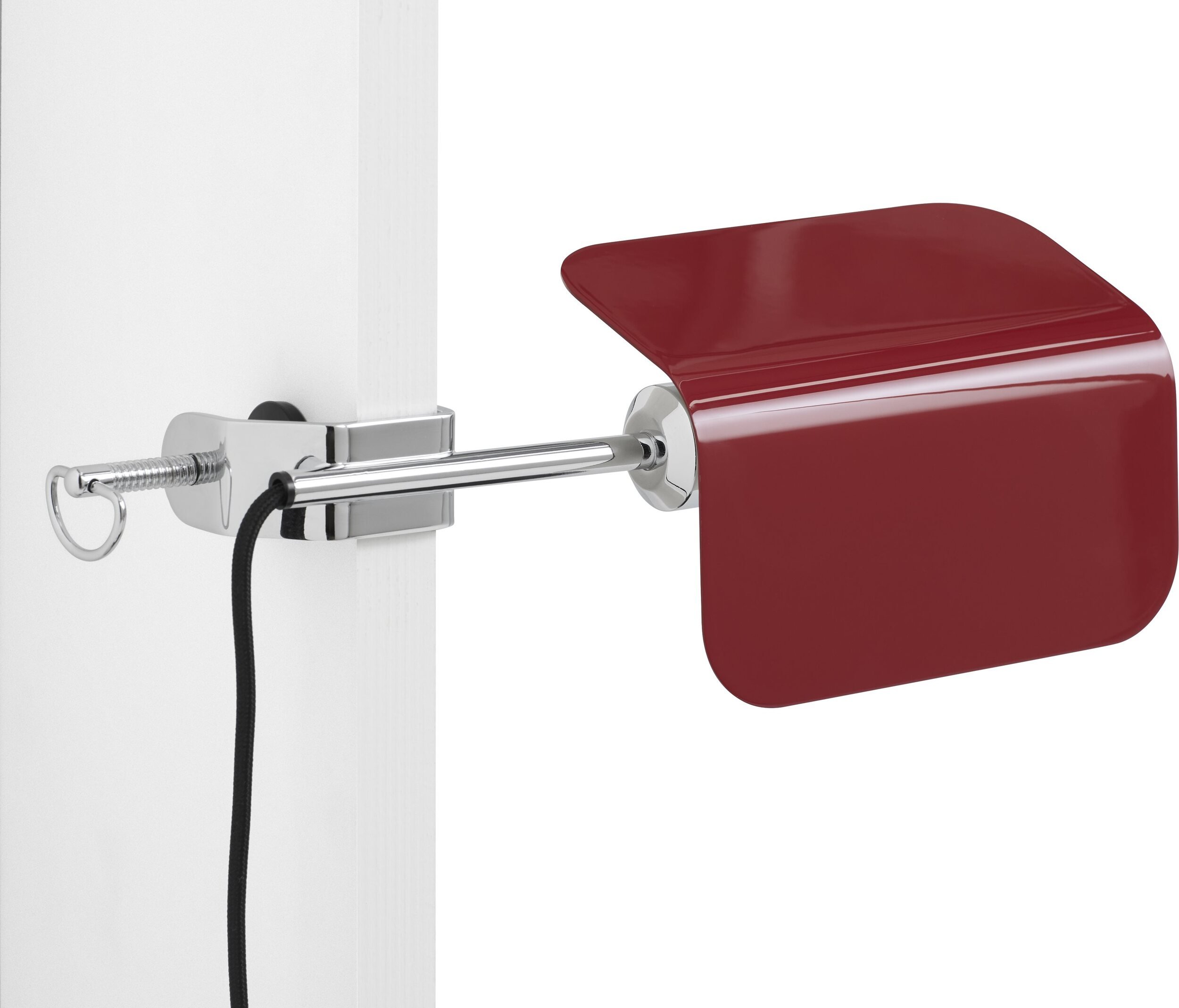 Lampka Apex bordowa z klipsem