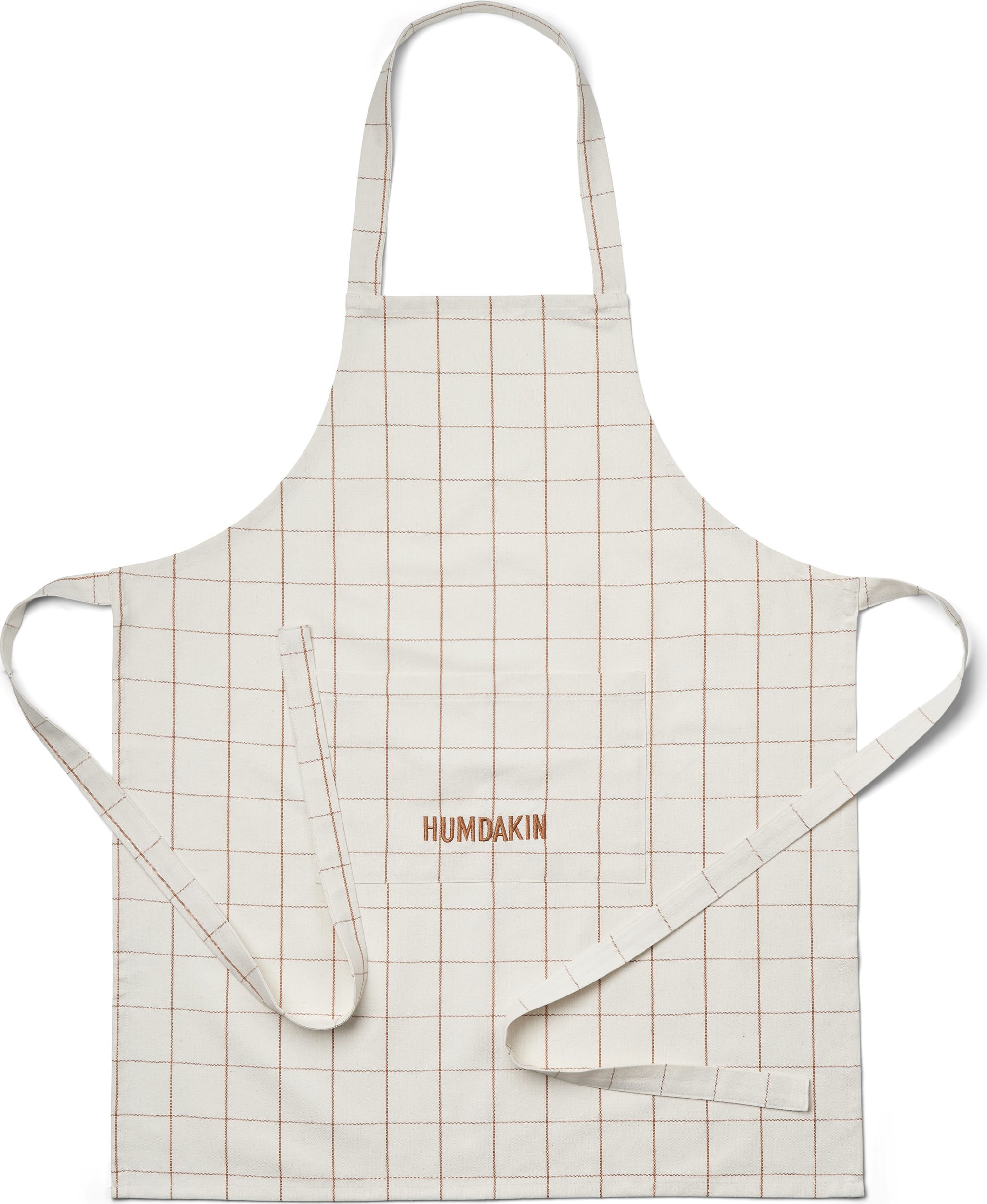 Fartuch kuchenny Humdakin Check jasnobrązowy